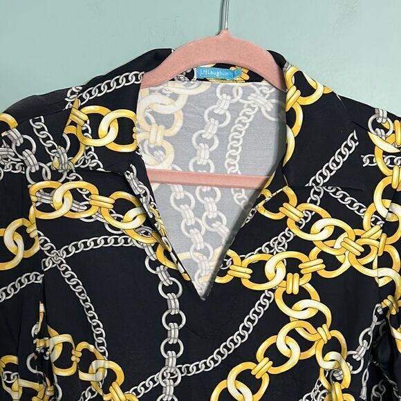 J McLaughlin chain pattern dress - Picture 5 of 6